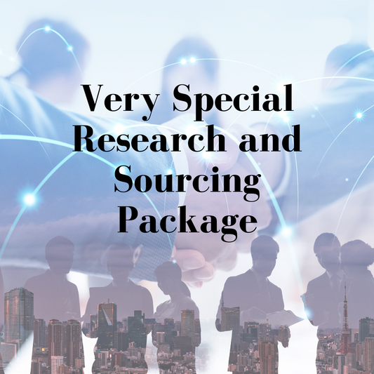 Very Special Research and Sourcing Package