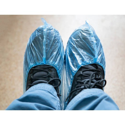 Disposable Single Use Blue Medical Surgical Shoes Cover shoe sizes