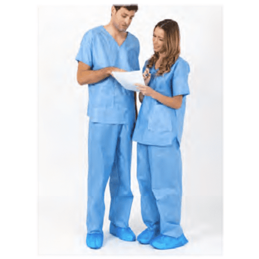 Unisex Single-use Disposable Medical Scrub Suit Men Women
